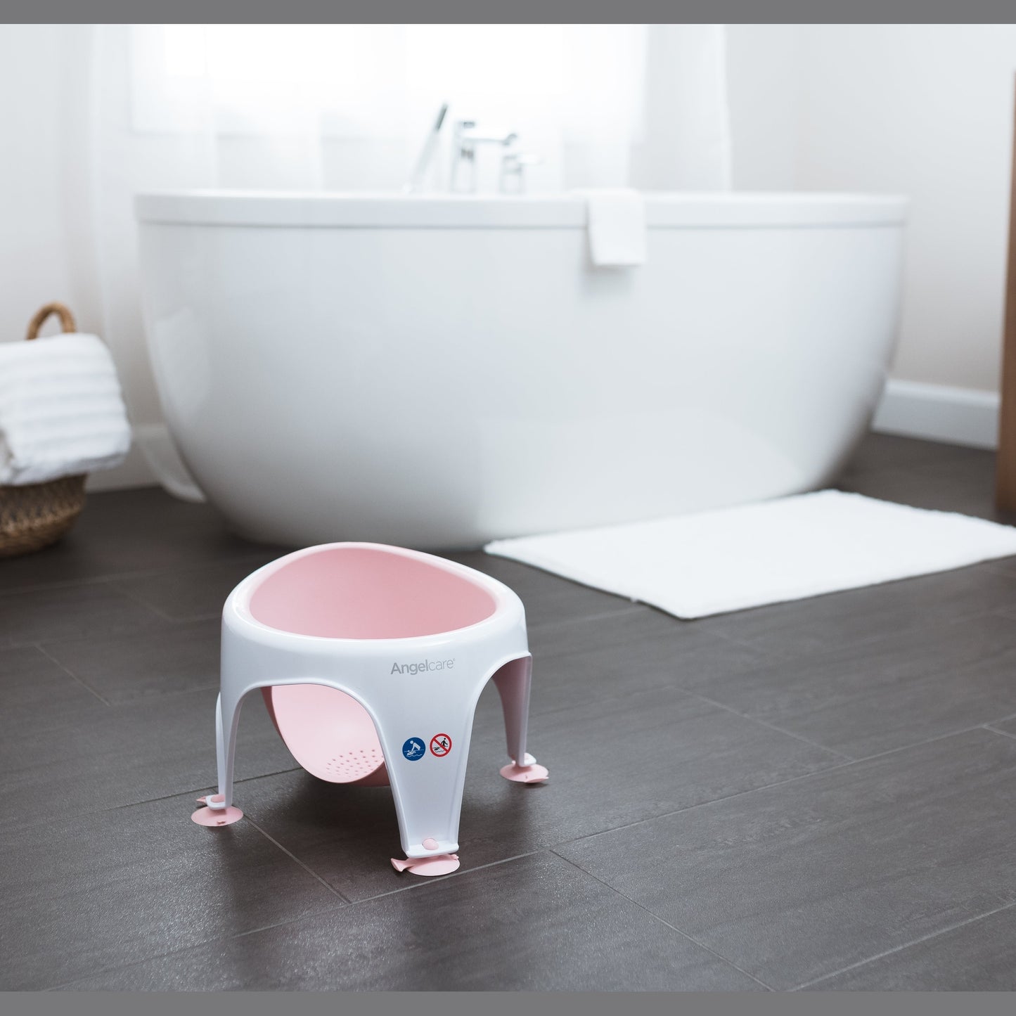 ANGELCARE SOFT TOUCH BATH SEAT PINK