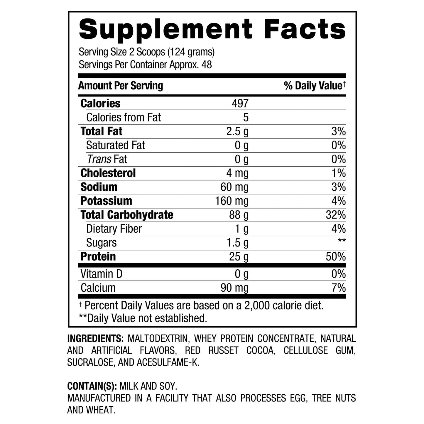 BPI Sports Bulk Muscle XL – Advanced Mass Weight Gainer (48 Servings)