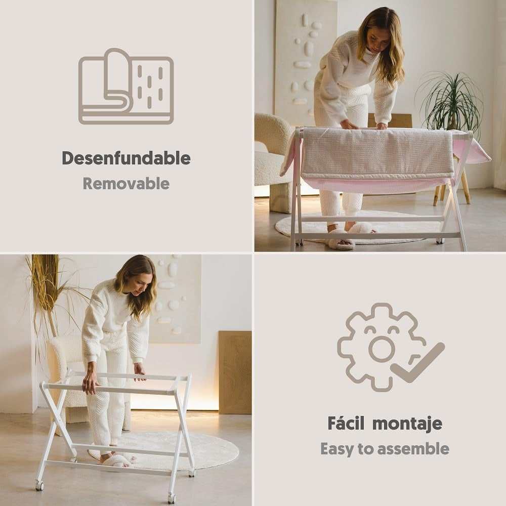 Baby Cradle White