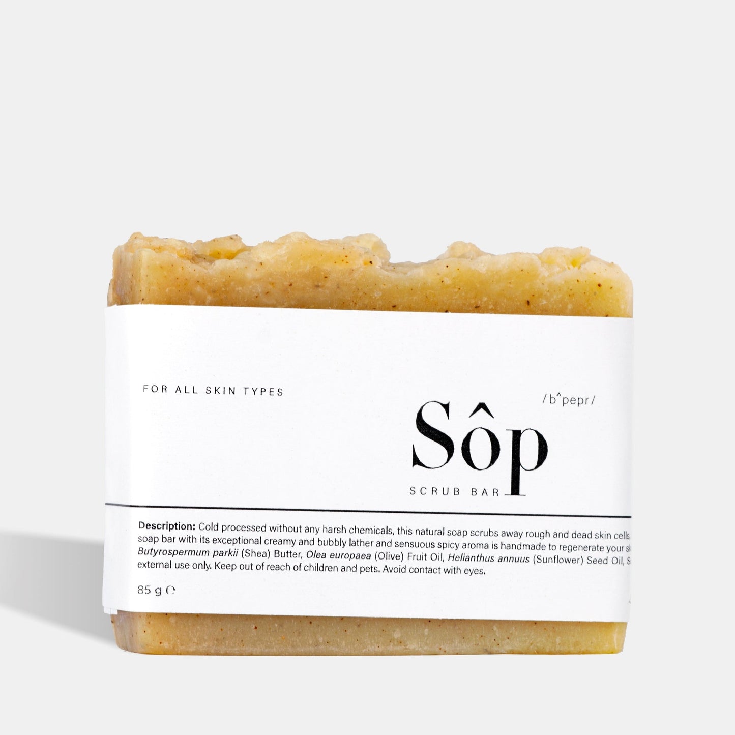 Sôp Black Pepper Scrub Bar