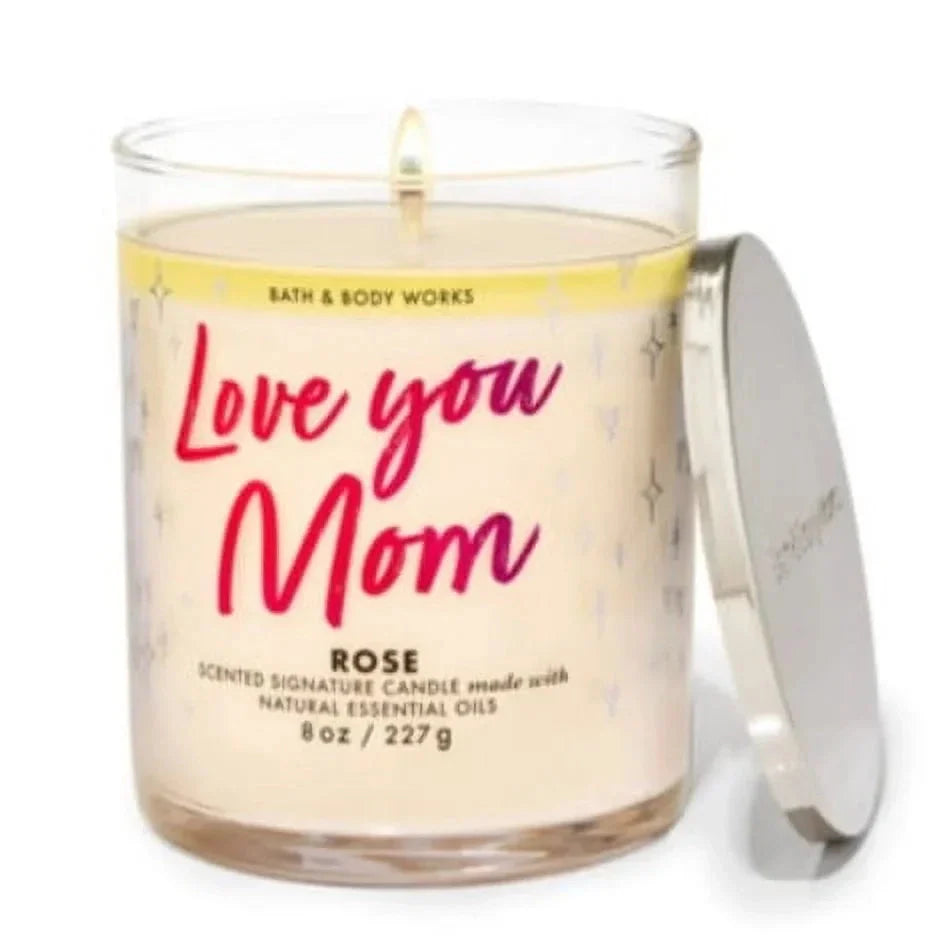 Bath And Body Love You Mom Rose Candle 227g