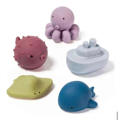 Bebe Confort - Bath Toys Splitto 5pcs - Storage Net