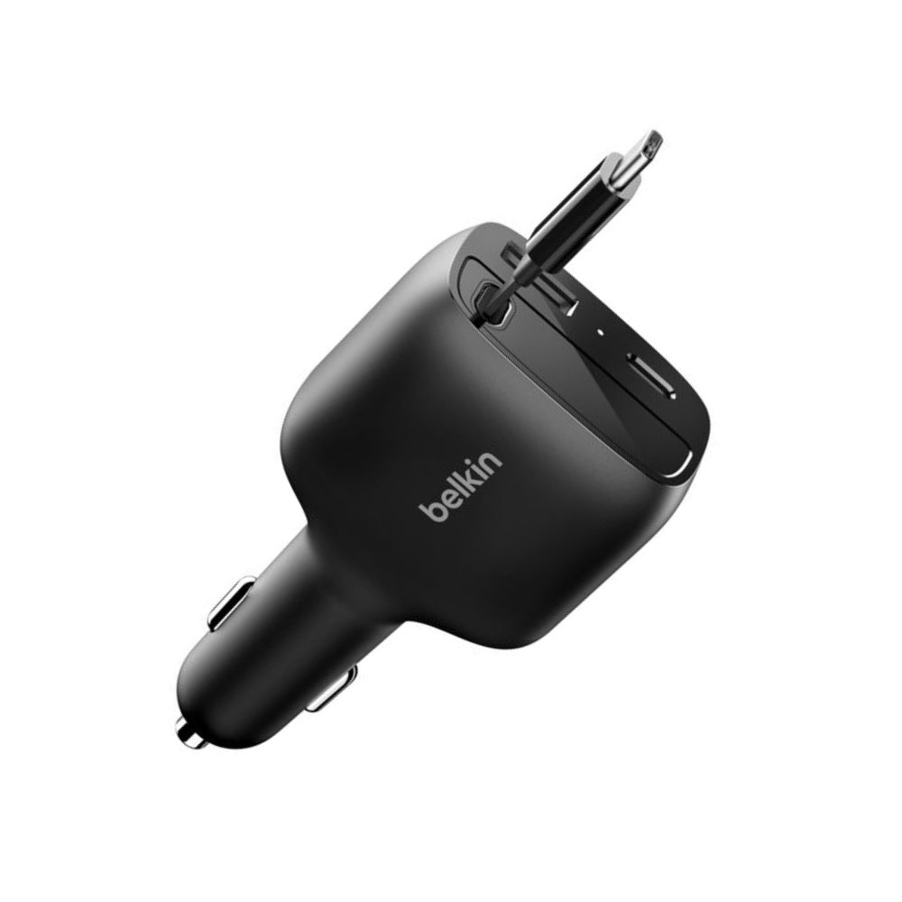 Belkin BoostCharge Retractable Car Charger 75W