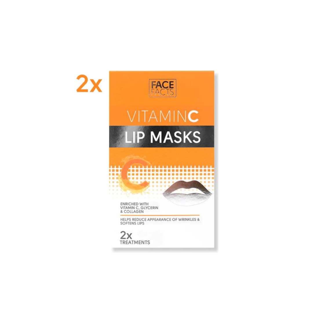 Face Facts Vitamin C Lip Mask 2 pcs