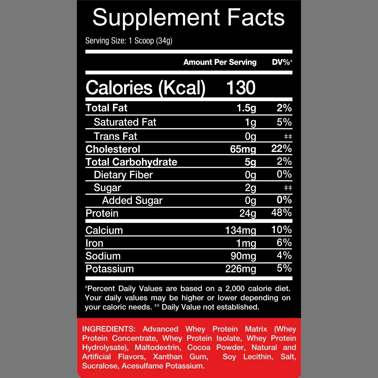 RedRex Big Whey - Whey Protein 4.5 lbs (2 kg)
