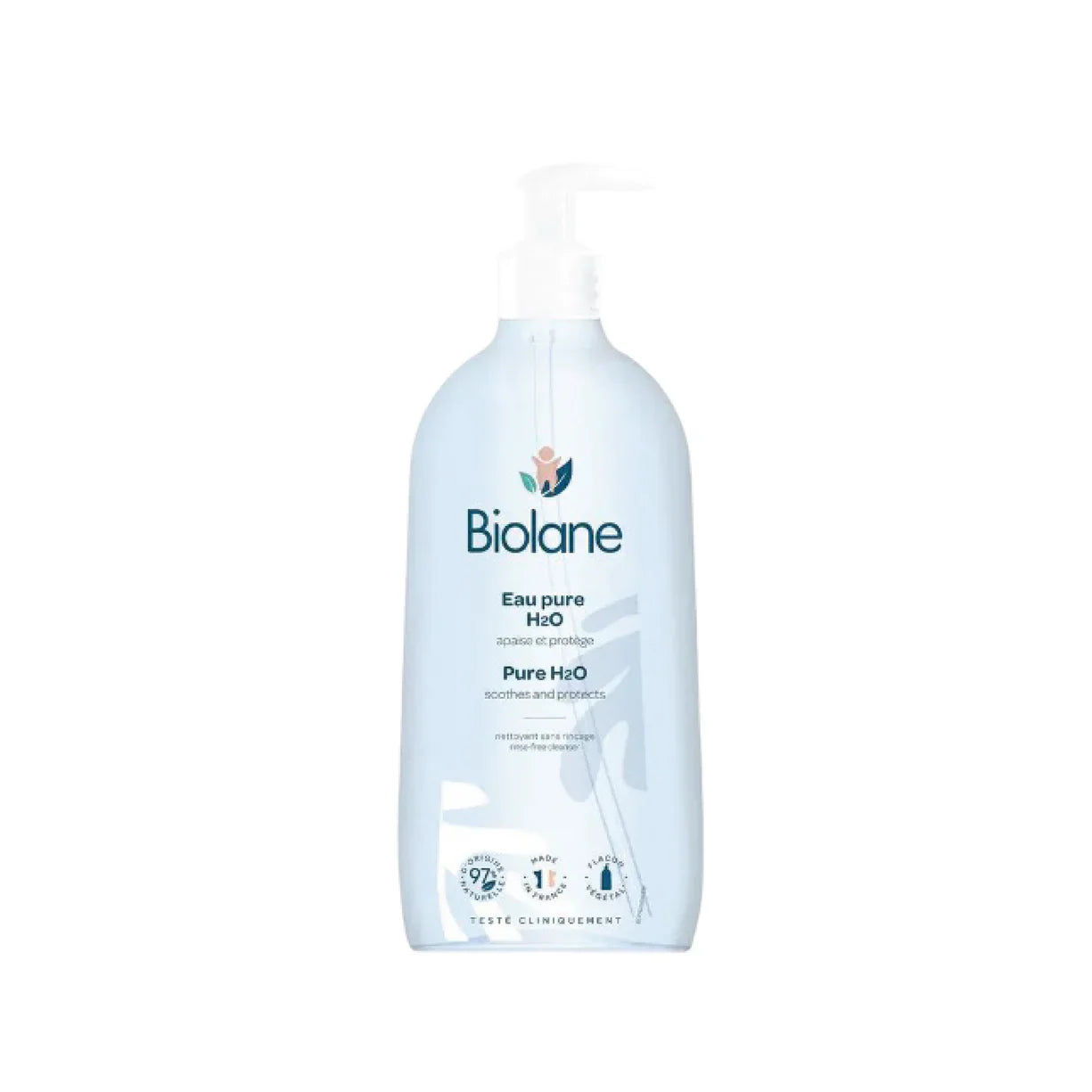 Biolane Pure H2O Cleanser and Moisturizer - 750 ml