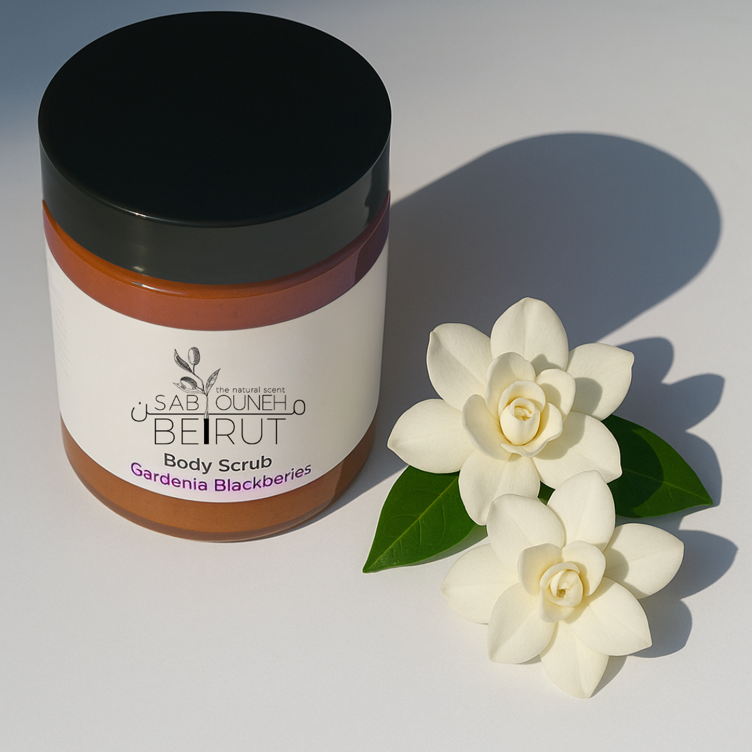 Sabouneh Mn Beirut Gardenia Blackberries Body Scrub 260g