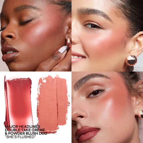 PATRICK TA DOUBLE TALE CREME AND BLUSH DUO - SHE'S FLUSHED -