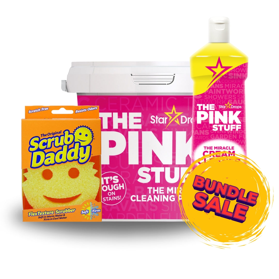 Scrub Daddy Sponge + Pink Stuff Miracle Paste + Pink Stiff Miracle Cream - Medaid International