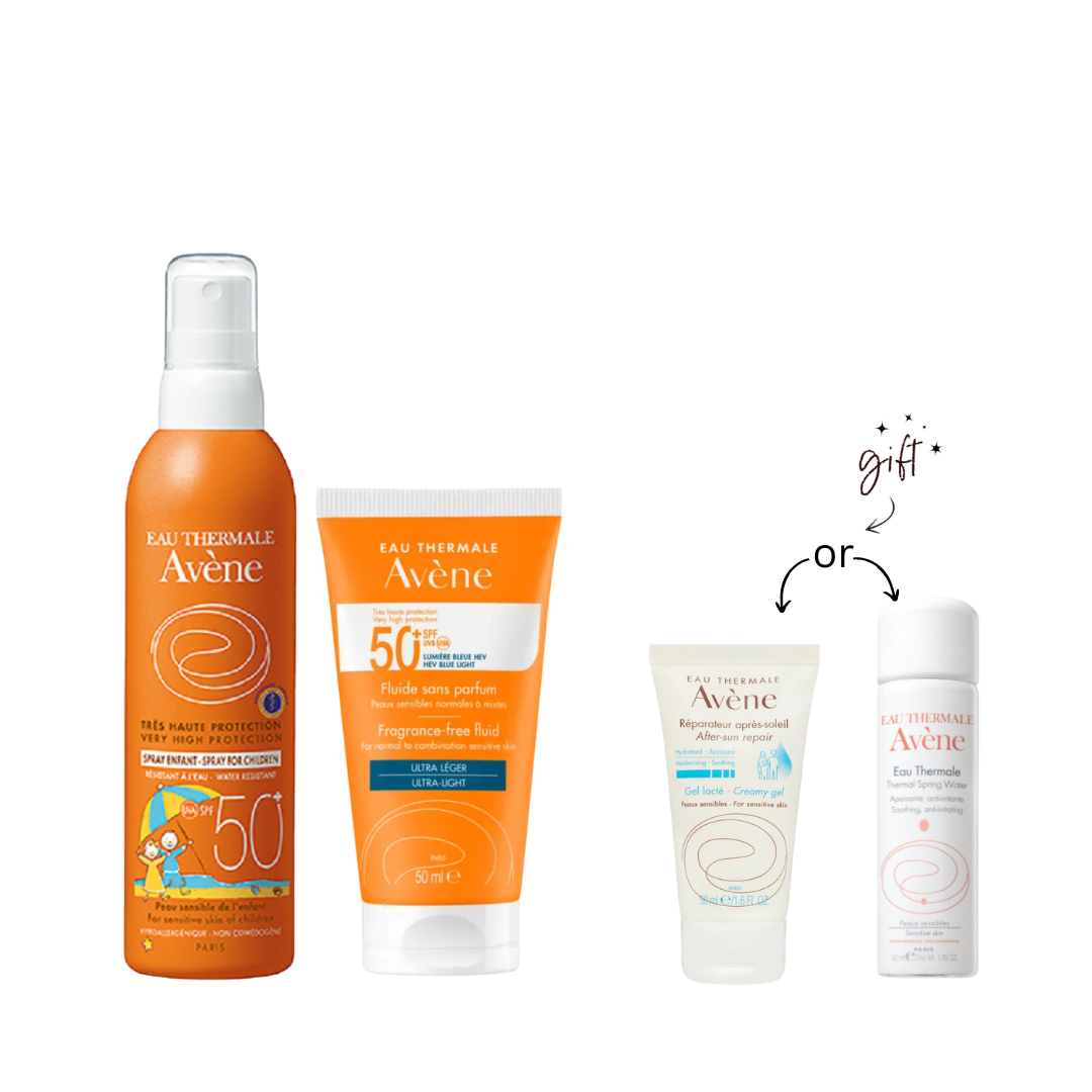 Avene Fragnance Free Children Sun Care Bundle + Mini Gift - Medaid International
