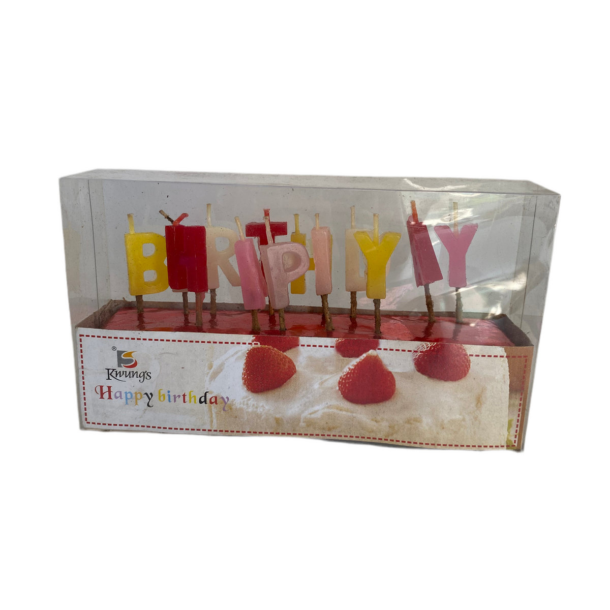 Happy Birthday Letters Candles