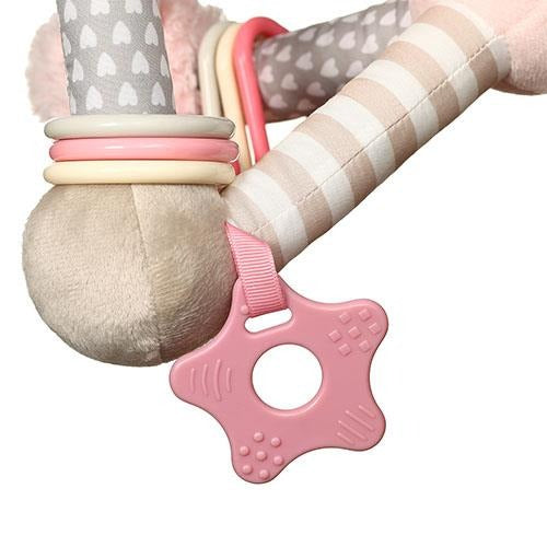 Babyono Pink Pyramid Educational Toy