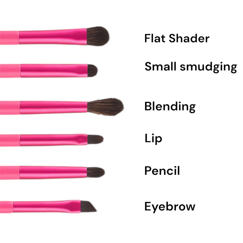 Royal Cosmetics Hot Pink RENEWED-11 piece brush set