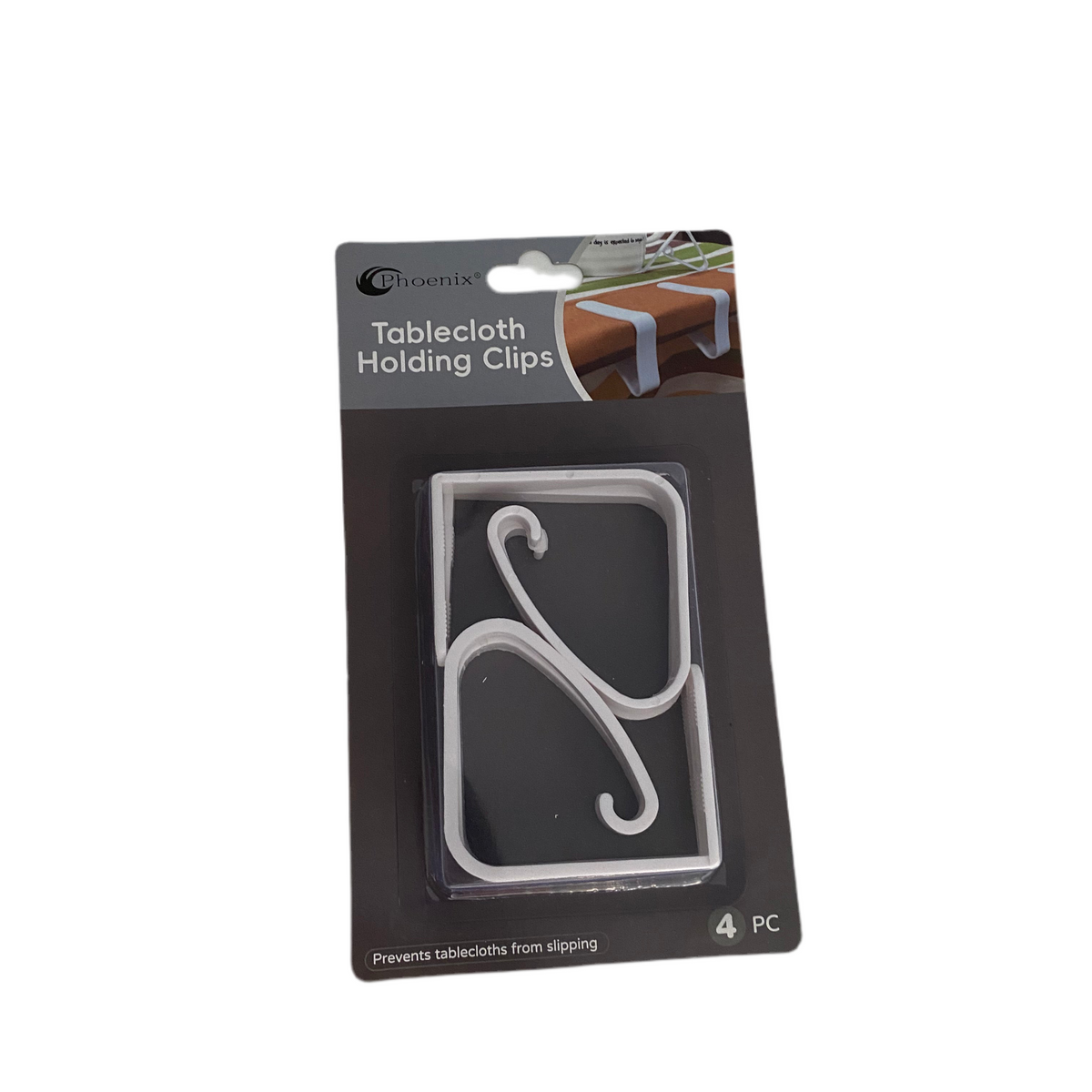 Phoenix, 4 Pcs Tablecloth Holding Clips Set