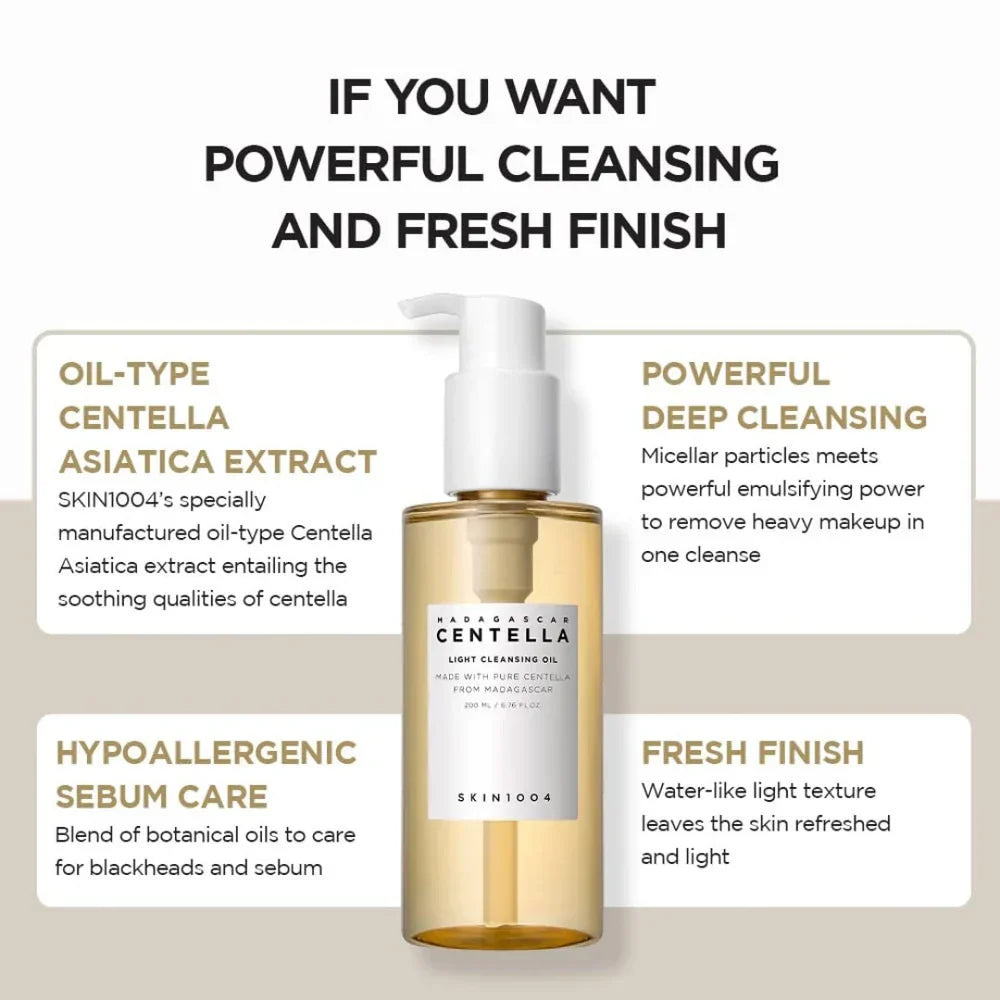 SKIN1004 - CENTELLA LIGHT CLEANSING OIL - Medaid International