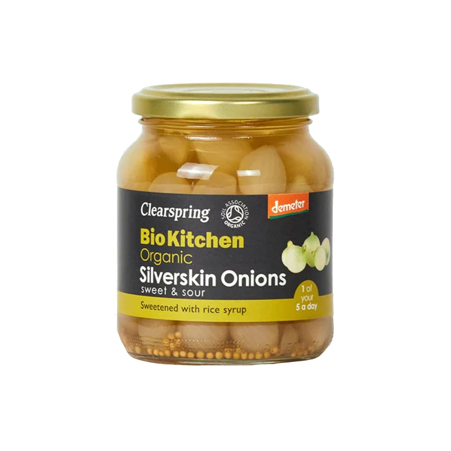 CLEARSPRING SILVERSKIN ONIONS - SWEET & SOUR (PICKLED) - Medaid International