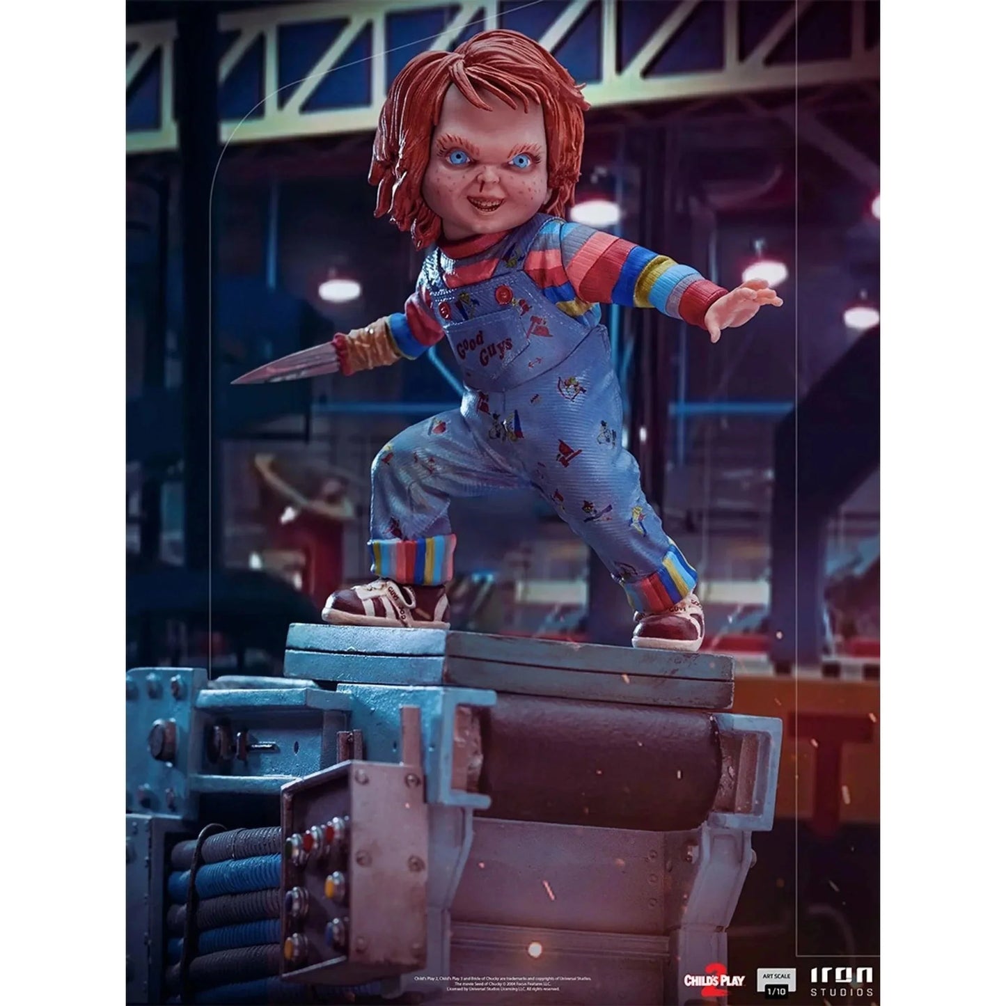 Child`s Play II Chucky 1/10 Art Scale by Iron Studios - Medaid International