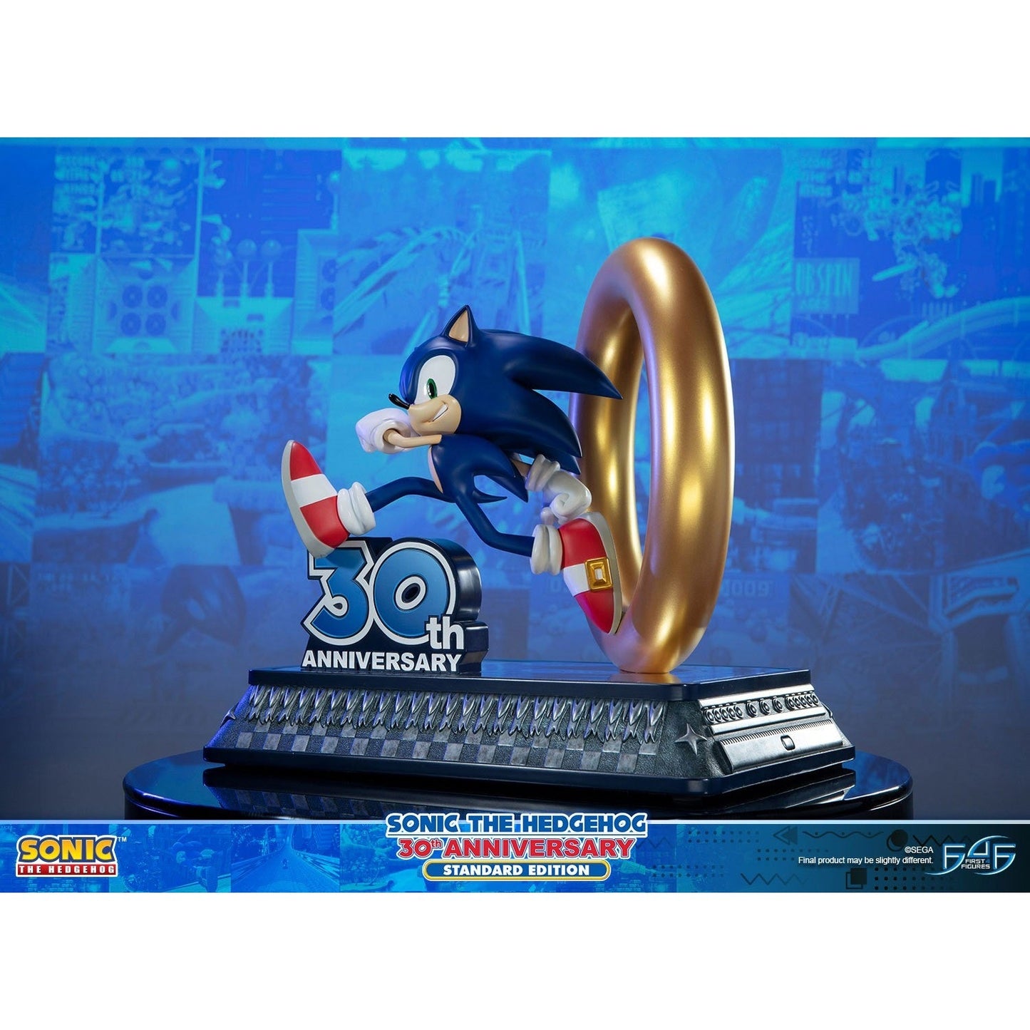 Sonic The Hedgehog 30th Anniversary (Standard Edition) Statue By First 4 Figures - Medaid International