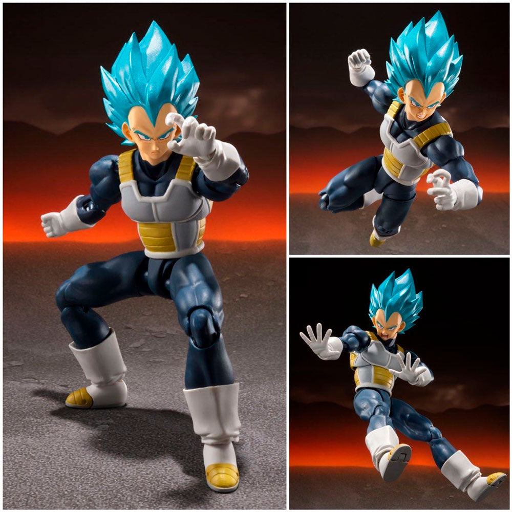 Dragon Ball SUPER SAIYAN GOD SUPER SAIYAN VEGETA -SUPER- SH FIGUARTS By Bandai Tamashii - Medaid International