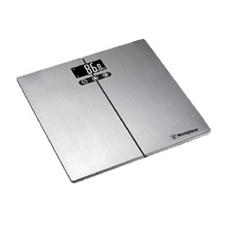 Westinghouse White Digital Bathroom Weight Scale for Body Fat, Water & Muscle
