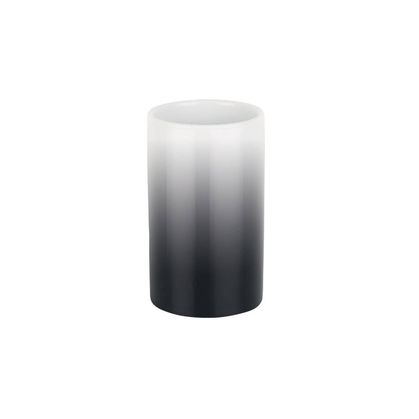 Ceramic Tumbler Tube Gradient Black Spirella