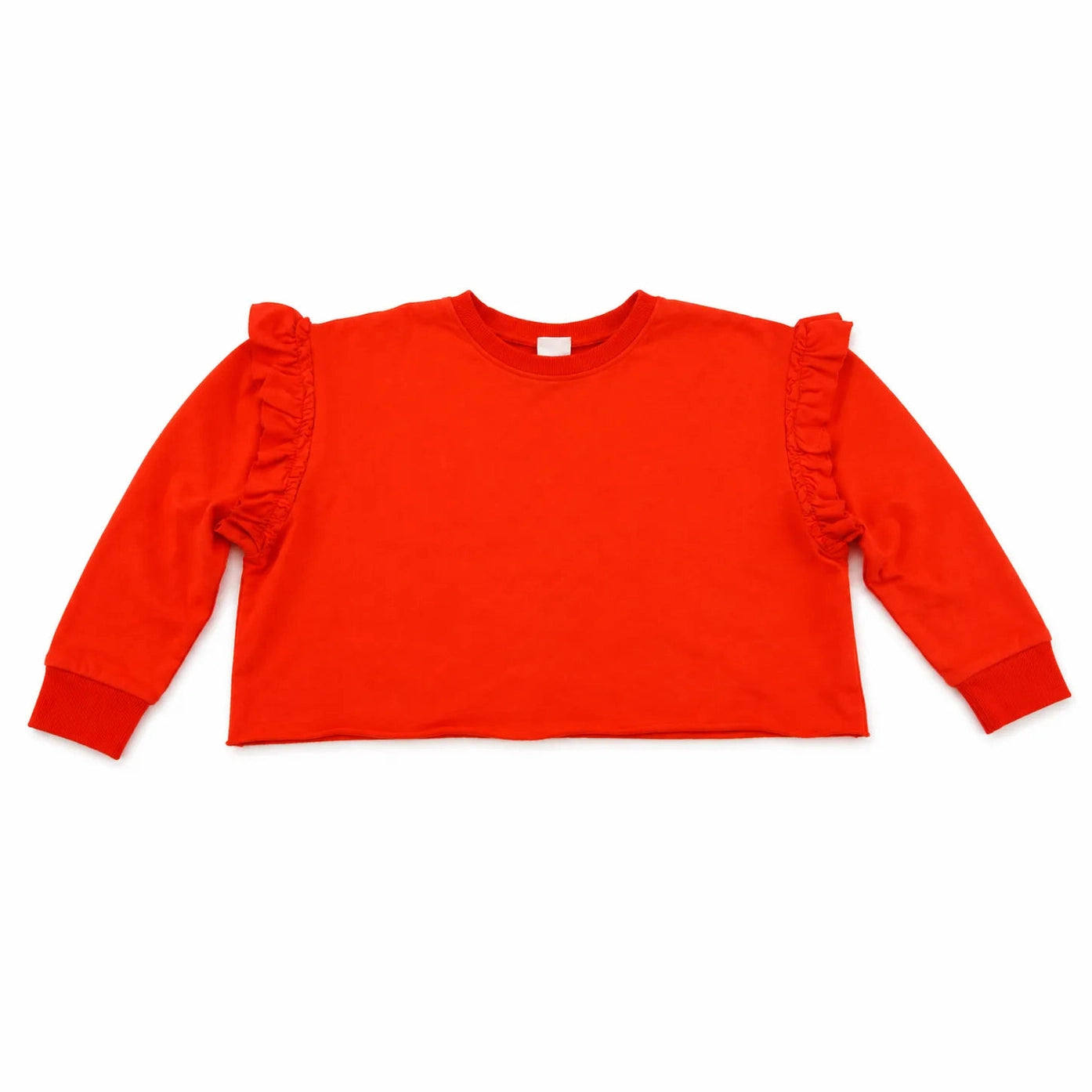 Zara Girl's Red With Ruffles On Sleeve Blouse | Zara in Lebanon