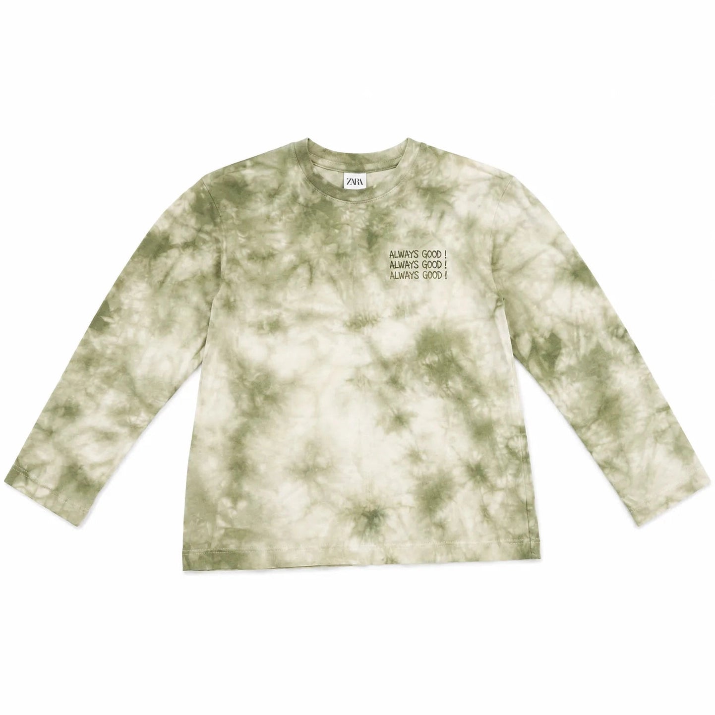 Zara Girl's Multigreen "Always Good " Printed Blouse | Zara in Lebanon