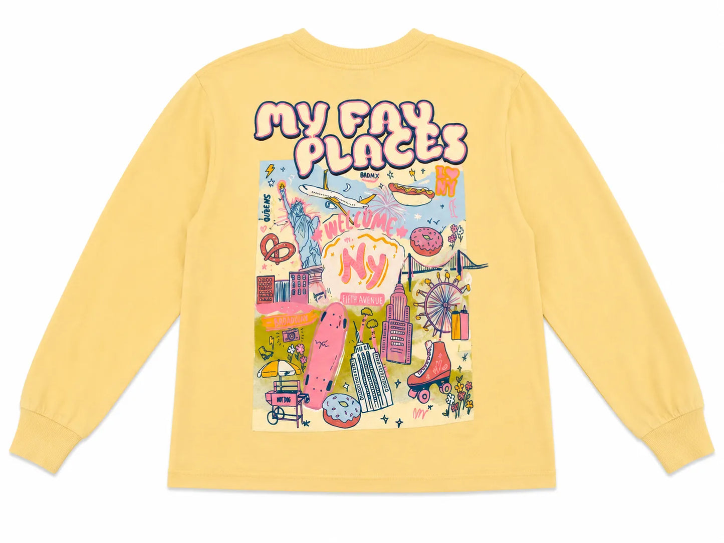 Zara Girl's Light Beige " My Fav Places " Graphic Printed Blouse | Zara in Lebanon