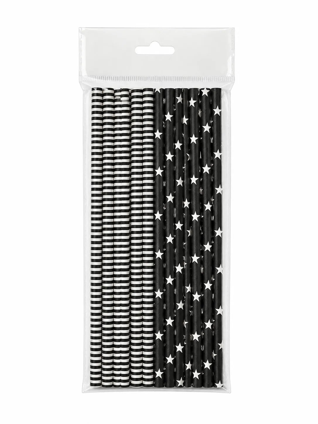 SD White/Black 20cm /25pc Paper Straw | SD in Lebanon