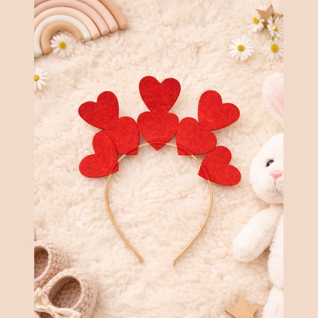 Sweetheart Crown Headband – Festive Heart Headpiece
