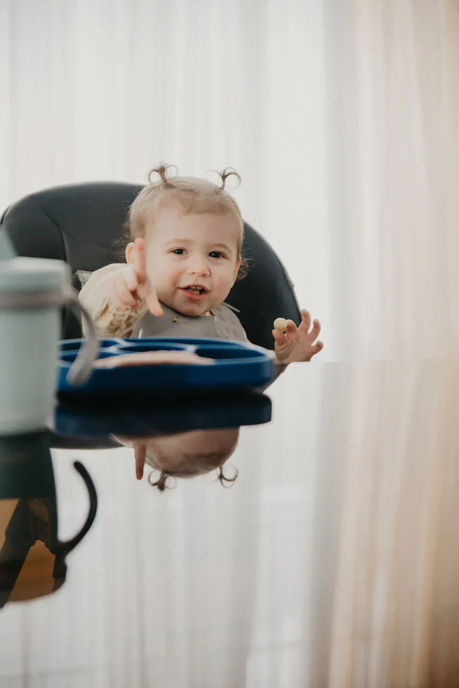 BBLUV - Set Silicone Feeding Set - Navy