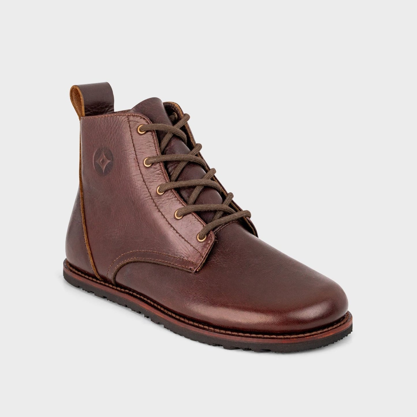 Goodyear Welted Barefoot Chukka Boots in Chocolate Brown by Gaucho Ninja
