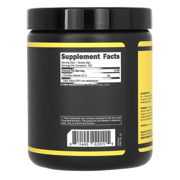Primaforce Citrulline Malate – Unflavored, 7.3 oz (204g)