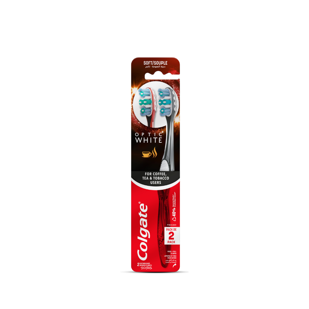 Colgate Toothbrush Optic Coffee Lovers Buy 1 Get 1