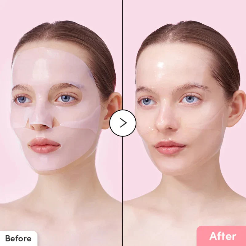 Eqqualberry coolagen pore tight up hydogel mask pack of 4
