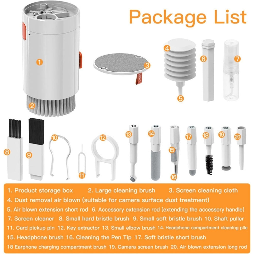 Coteci 20-in-1 Cleaning Multifunctional Kit