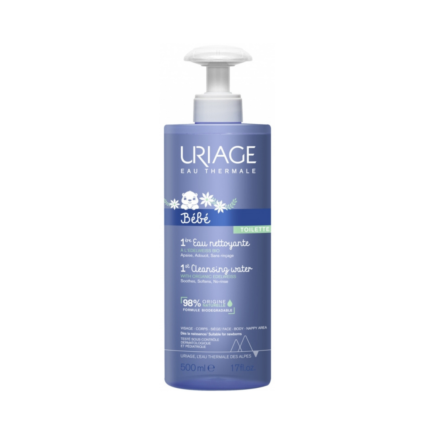Uriage - Baby 1st Cleansing Water 500ml - Medaid International