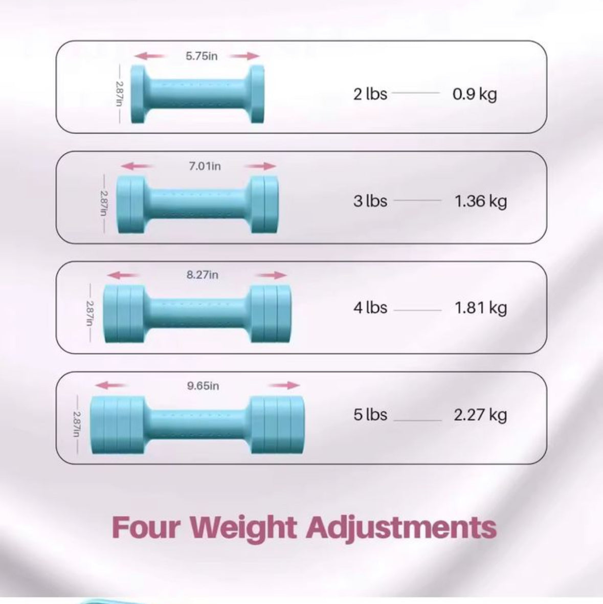 Detachable dumbbells
