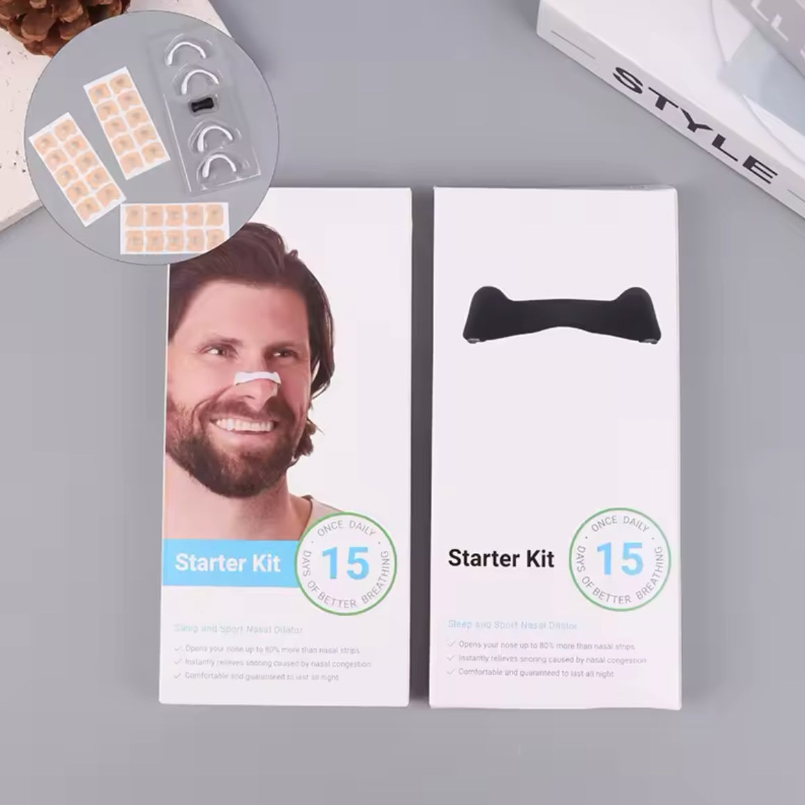 Magnetic Nasal Breathing Set