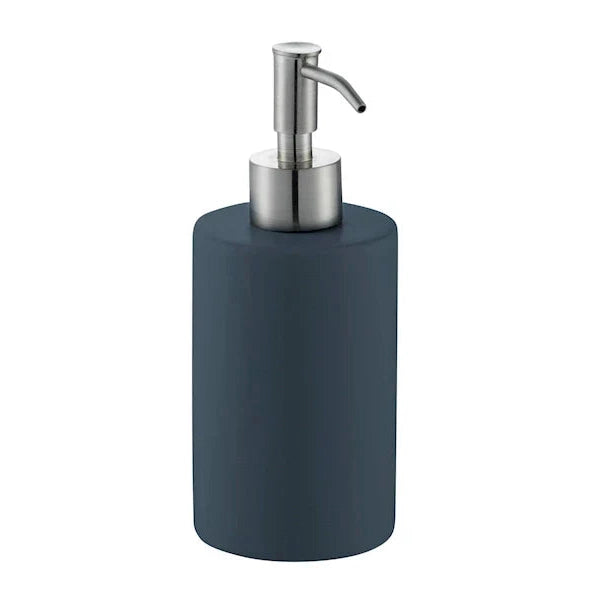Soap dispenser Ceramic Dark Gray Tube by Diaqua