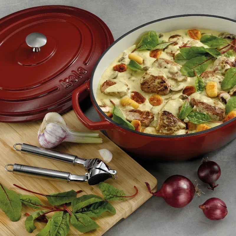 Kela Roasting Tray Round Red 3.2L