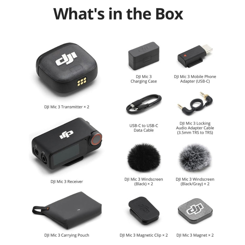DJI Mic 3 Wireless Microphone