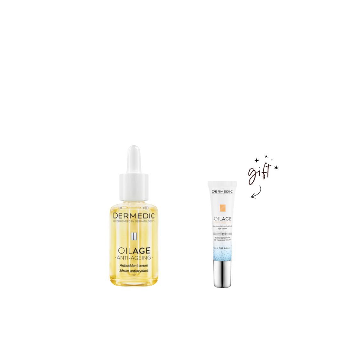 Dermedic Oilage Antioxidant Serum + Free Oilage Eye Cream Bundle