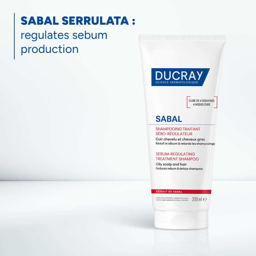 Ducray Sabal Sebum Regulating Treatment For Oily Hair Shampoo