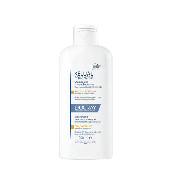 Ducray Squanorm Anti Dandruff Treatment Shampoo - Dry Dandruff 200ML