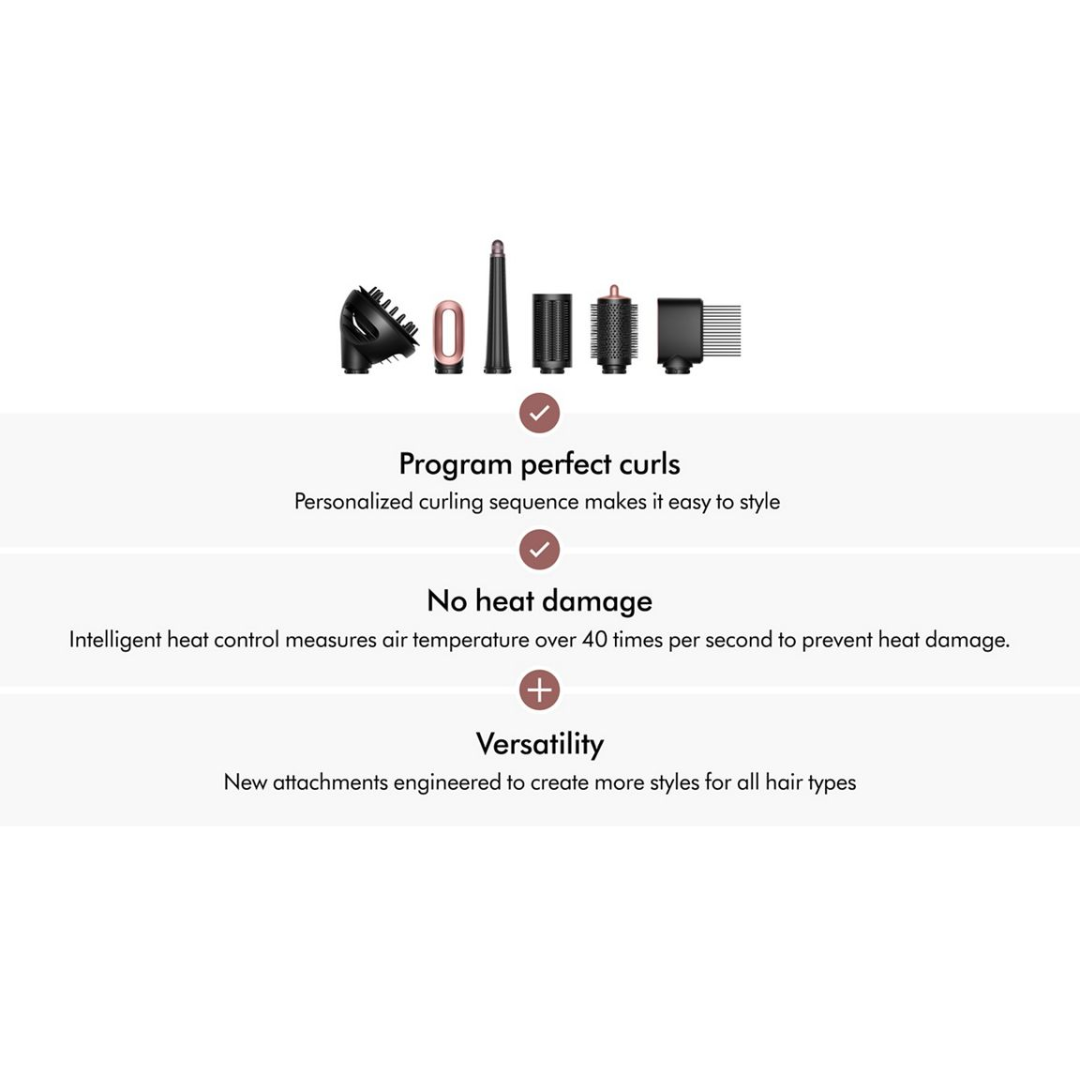 Dyson Airwarp i.d.™ MultiStyler And Dryer Curly To Coily - Amber silk