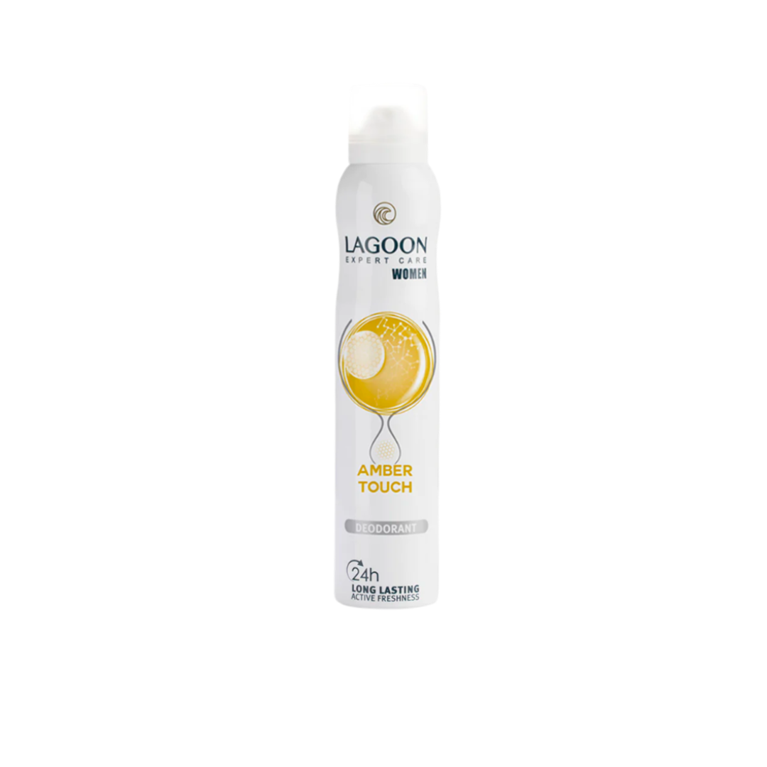 Lagoon 24HR Active Freshness Deo Spray for Women 200ml - Amber Touch - Medaid International