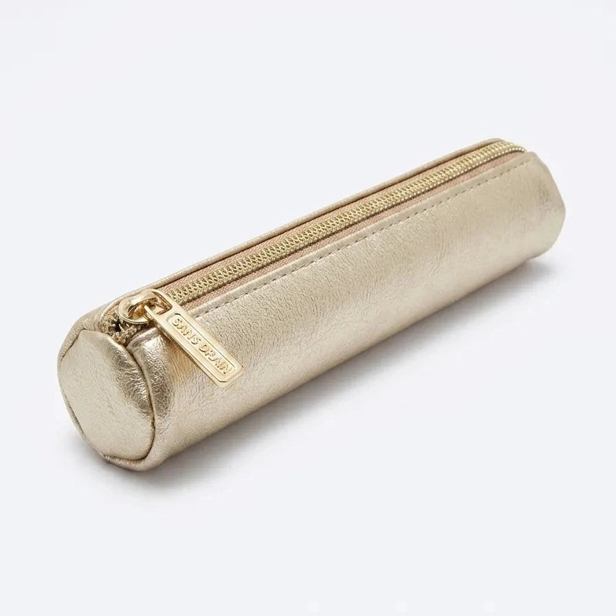 Herlitz Metallic Gold Slim Pencil Case | Herlitz In Lebanon