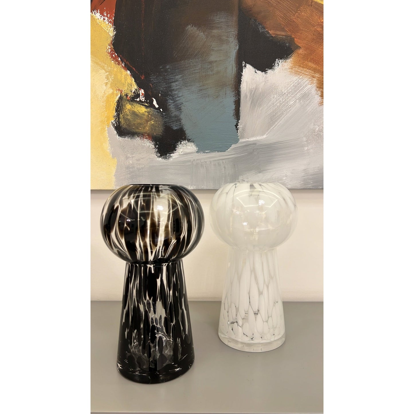 Mushroom Glass Vase