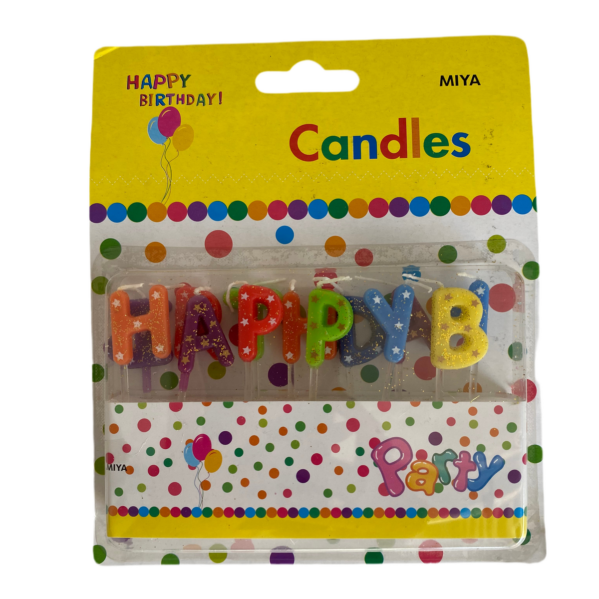 Happy Birthday Letters Candles
